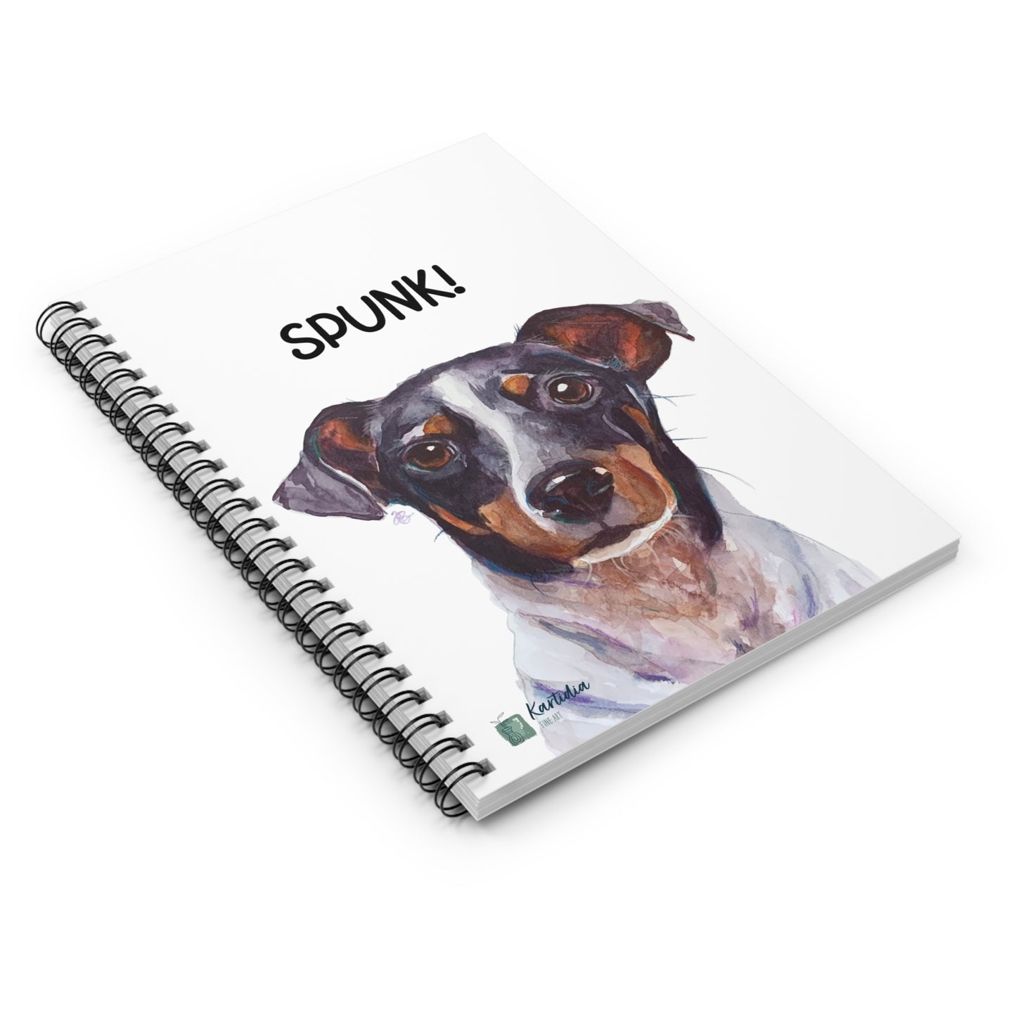 "spunk!" Spiral Notebook - Ruled Line