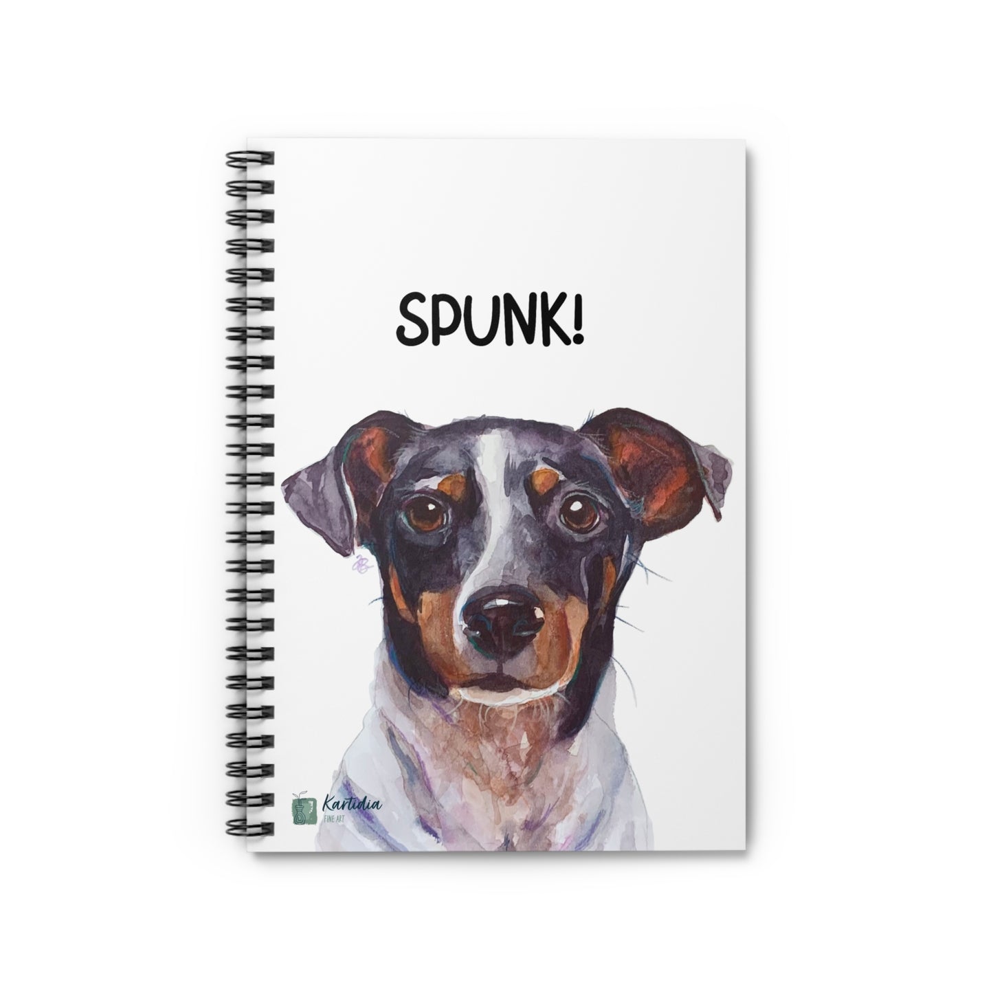 "spunk!" Spiral Notebook - Ruled Line