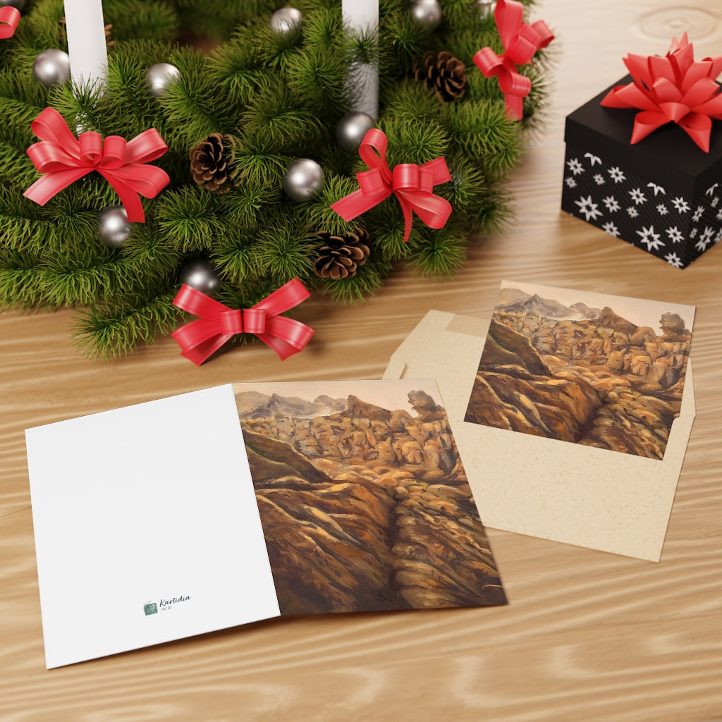 Cliff Study (Greeting Cards, 1 or 10-pcs)