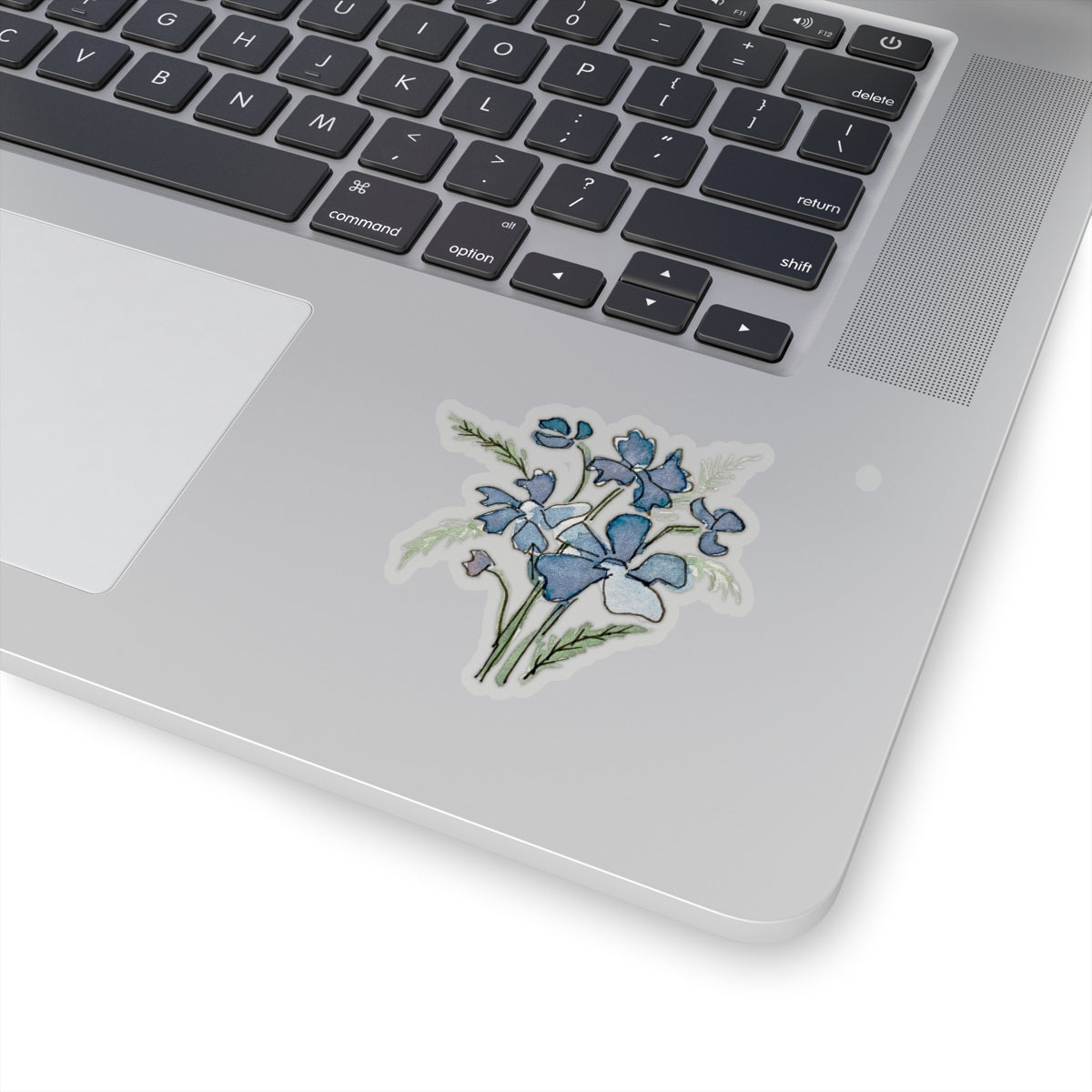 Blue Cosmos Kiss-Cut Stickers