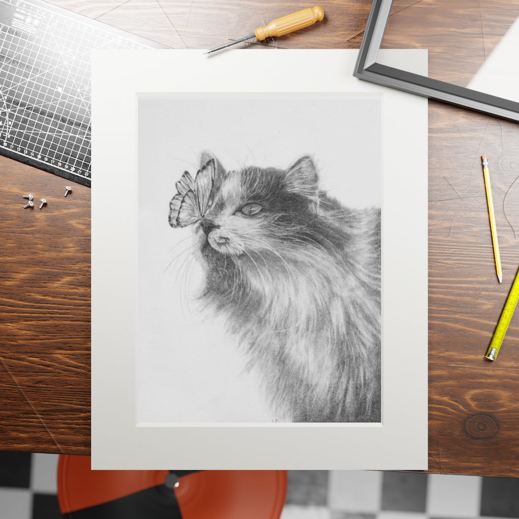 A Small Delight (Fine Art Print with Passepartout Paper Frame)