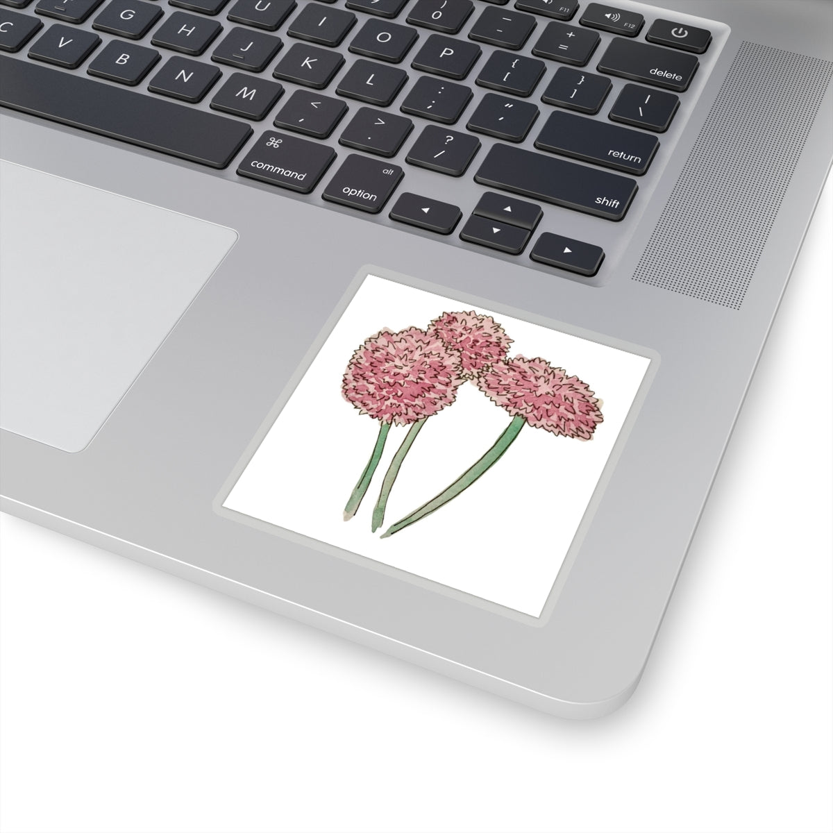 Three Alliums Kiss-Cut Stickers