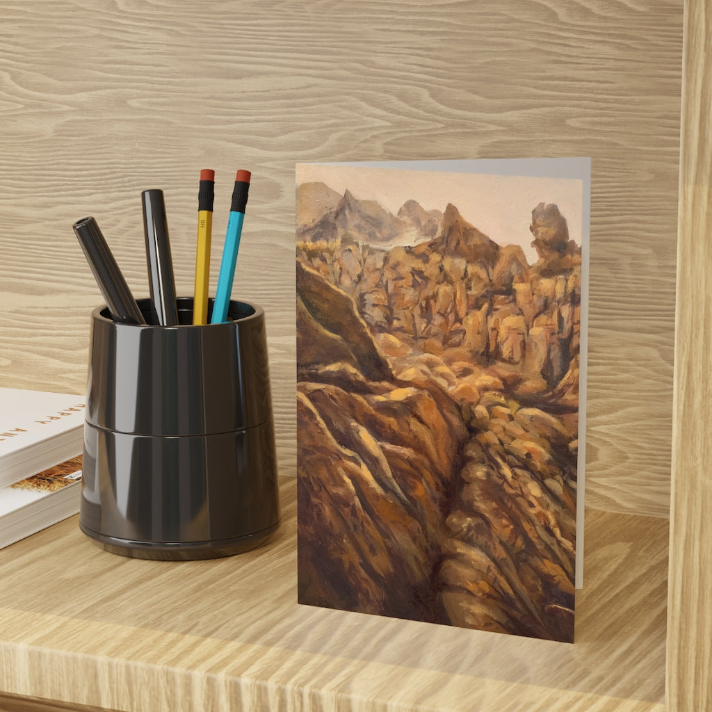 Cliff Study (Greeting Cards, 1 or 10-pcs)