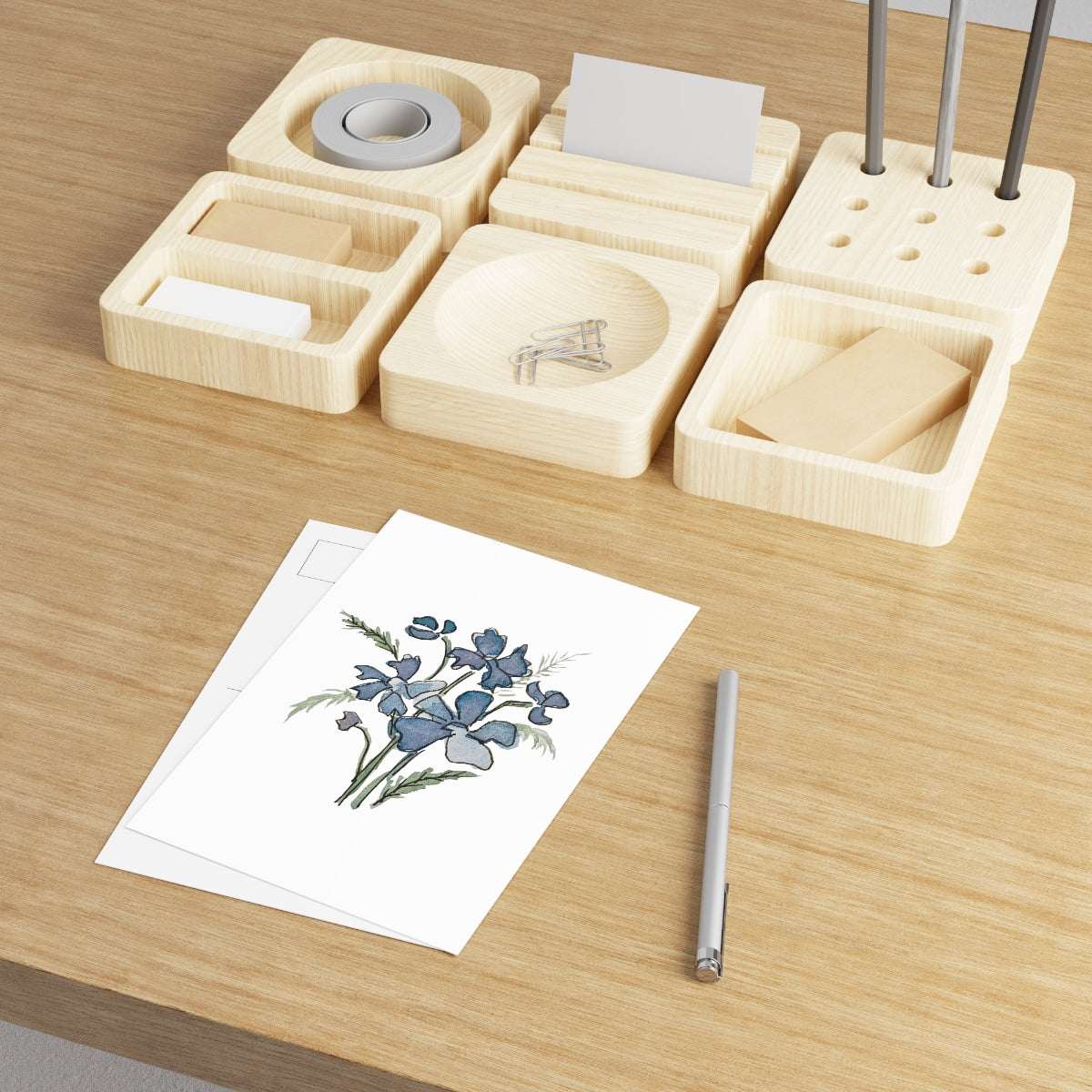"Blue Cosmos" Postcards