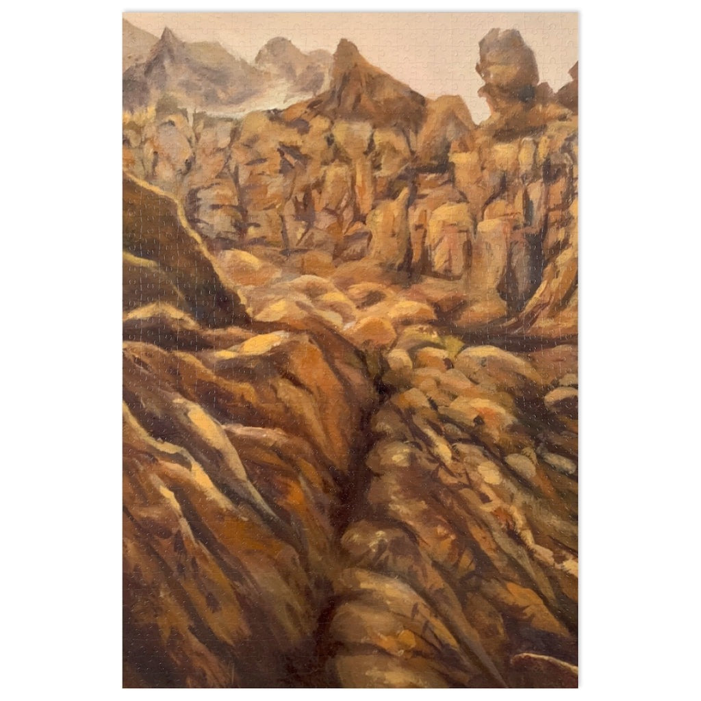 Cliff Study (Jigsaw Puzzle: 252, 500, 1000-Piece)