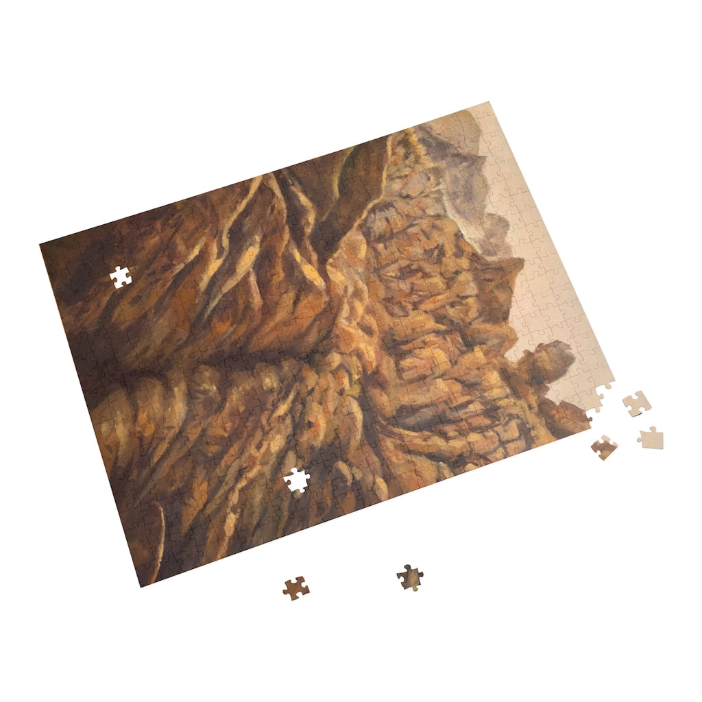 Cliff Study (Puzzle: 96, 252, 500, 1000-Piece)