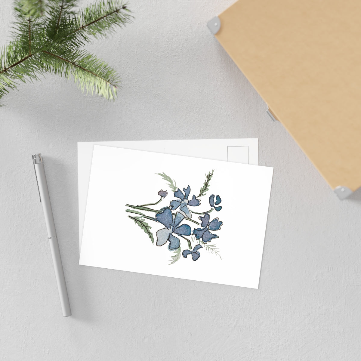 "Blue Cosmos" Postcards