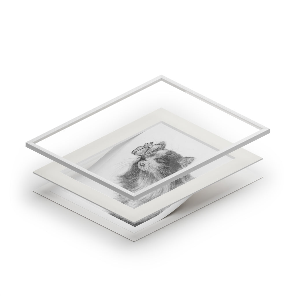 A Small Delight (Fine Art Print with Passepartout Paper Frame)