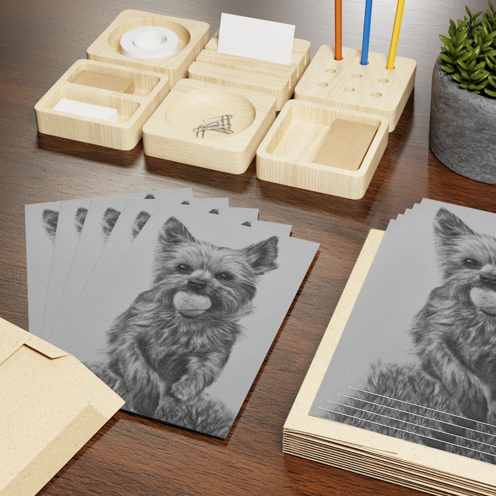Yorkie (Greeting Cards, 1 or 10-pcs)