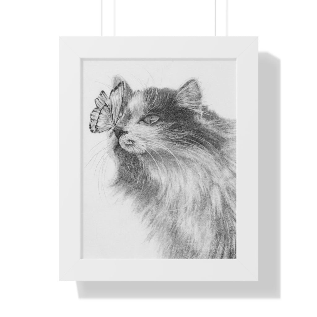 A Small Delight (Framed Vertical Poster)