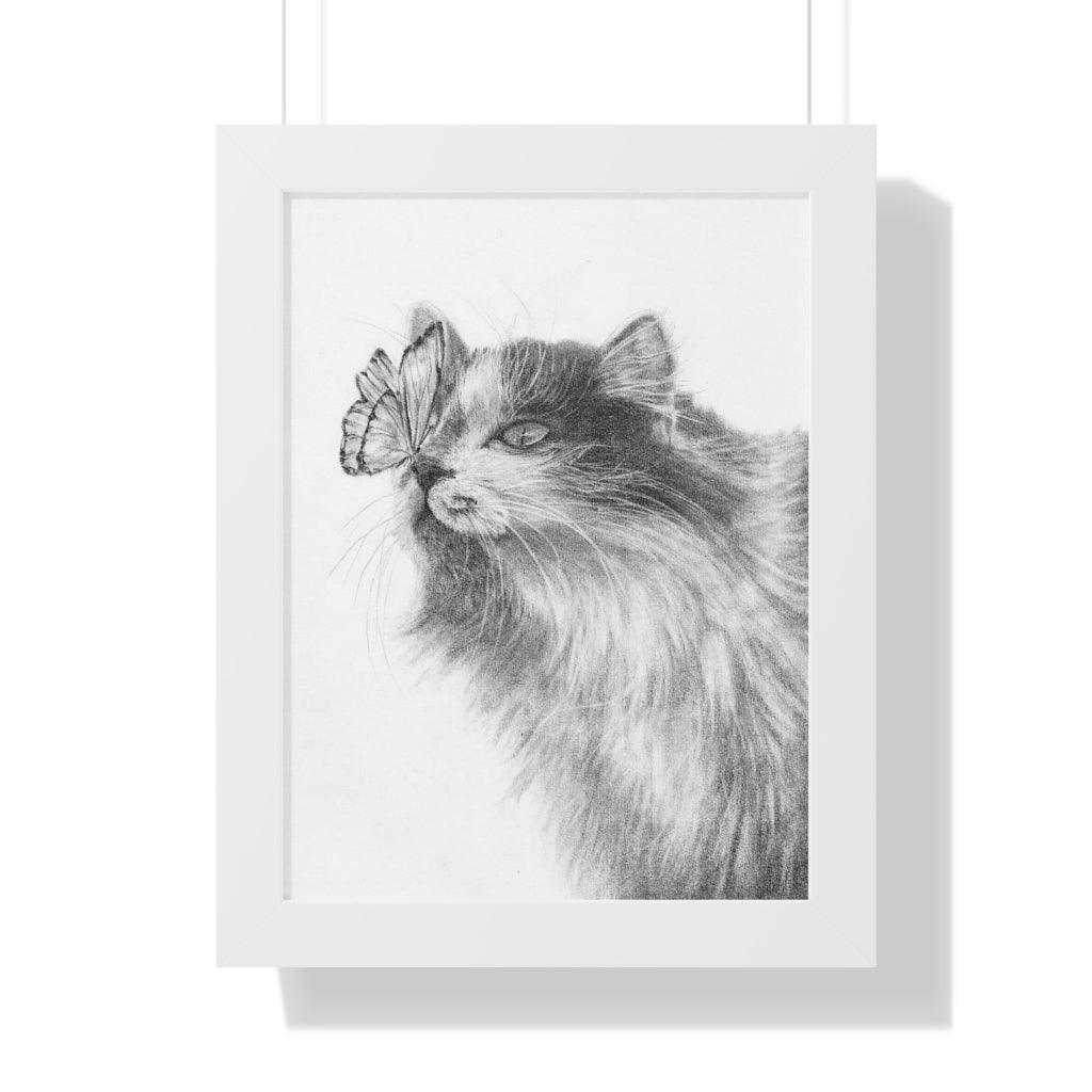 A Small Delight (Framed Vertical Poster)