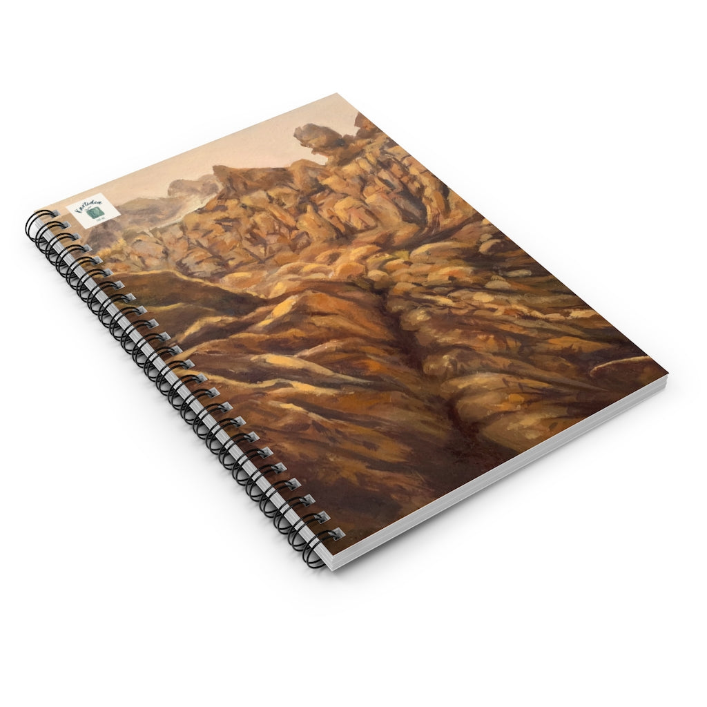 Cliff Study (Spiral Notebook - Ruled Line)