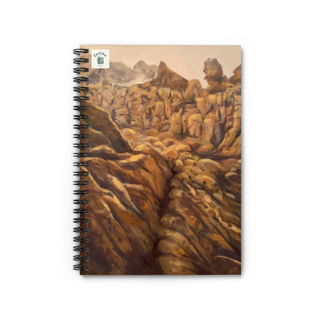 Cliff Study (Spiral Notebook - Ruled Line)