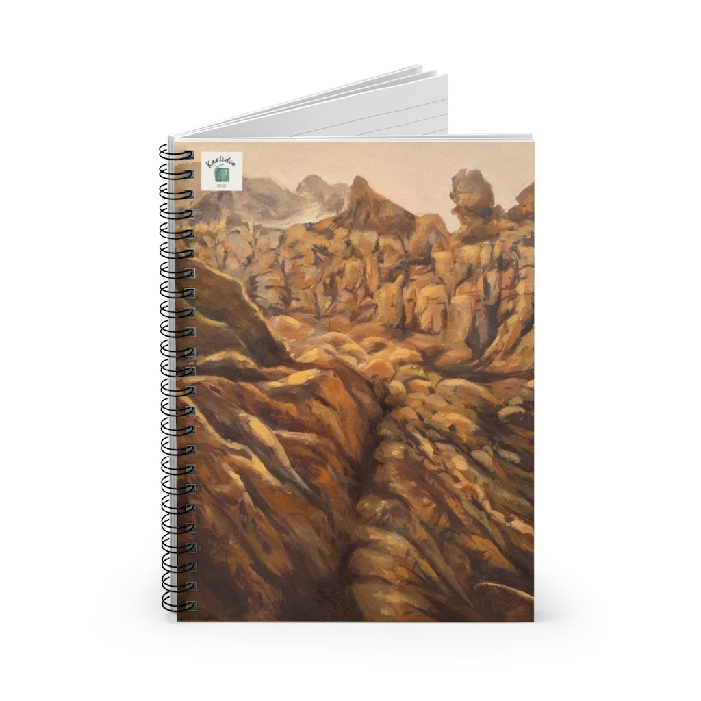 Cliff Study (Spiral Notebook - Ruled Line)