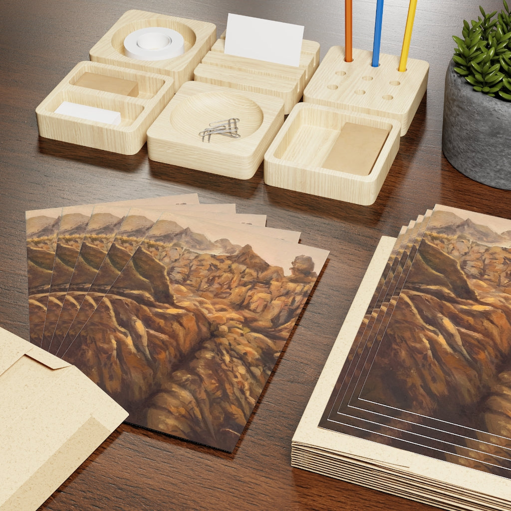 Cliff Study (Greeting Cards, 1 or 10-pcs)