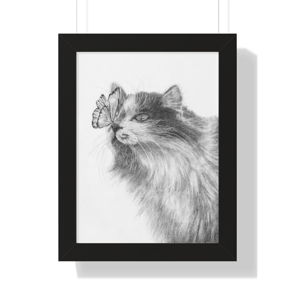 A Small Delight (Framed Vertical Poster)
