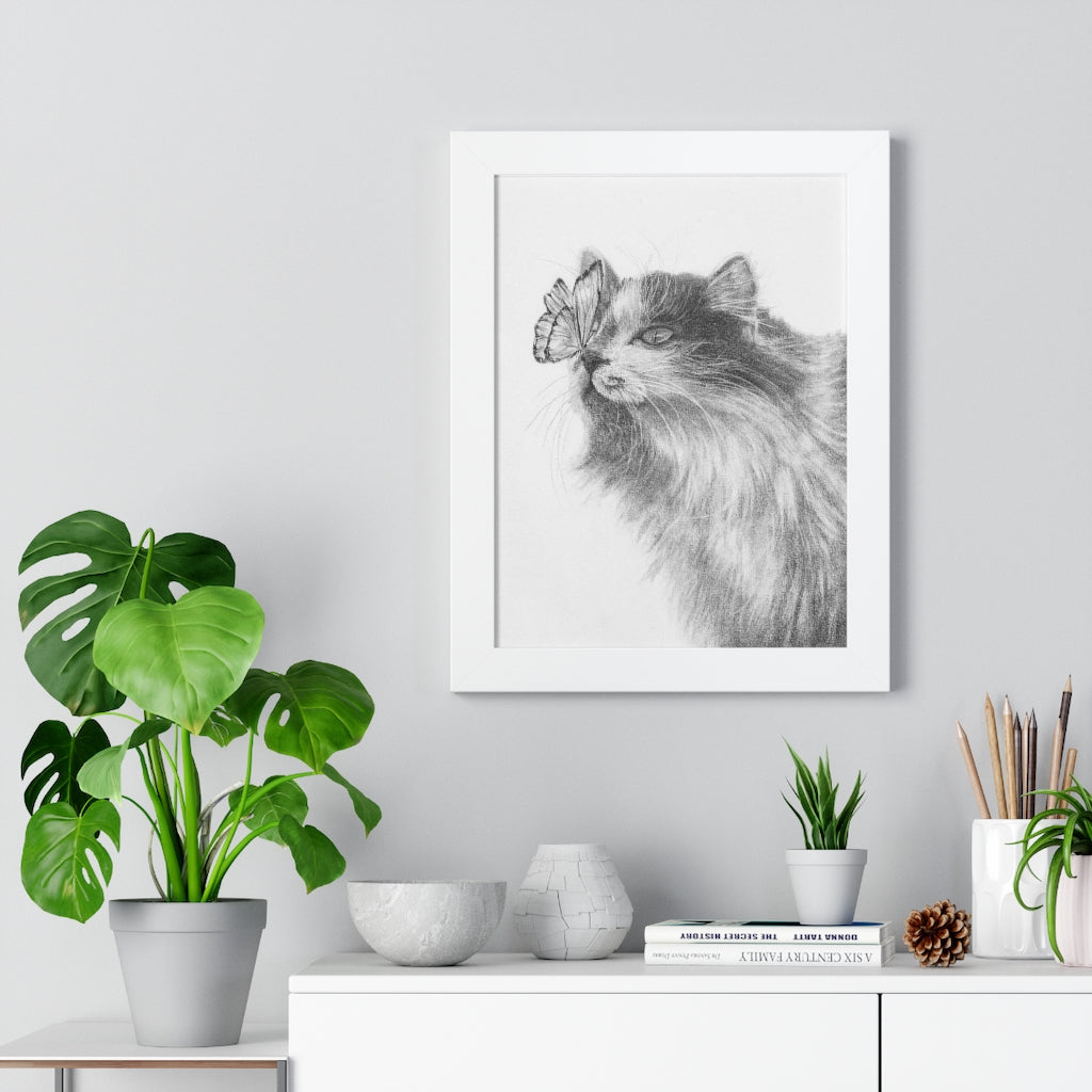 A Small Delight (Framed Vertical Poster)