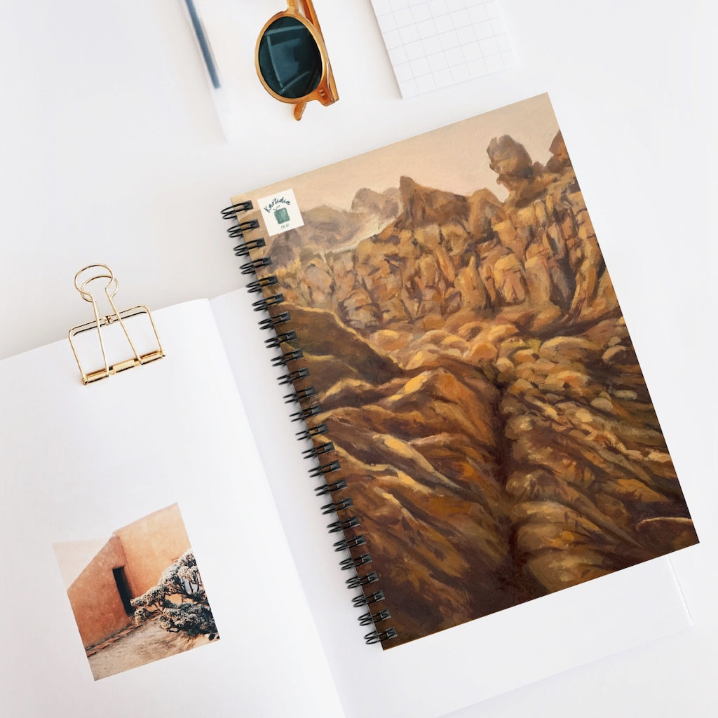 Cliff Study (Spiral Notebook - Ruled Line)
